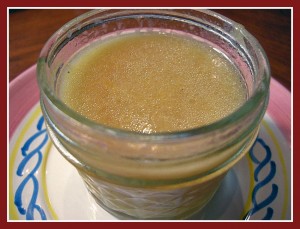 liquidized salt and honey salt and honey